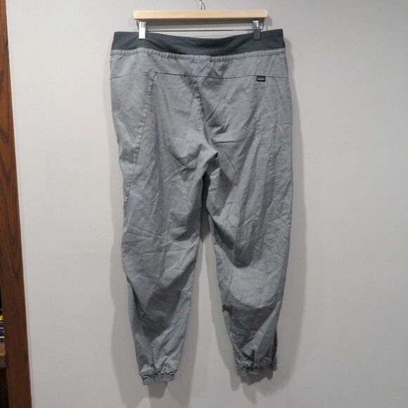 Patagonia Womens Hampi Rock Jogger Pant Size XL Gray Hiking Climbing Hemp Blend - Picture 7 of 13